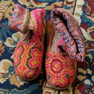 Thai printed boot/slipper